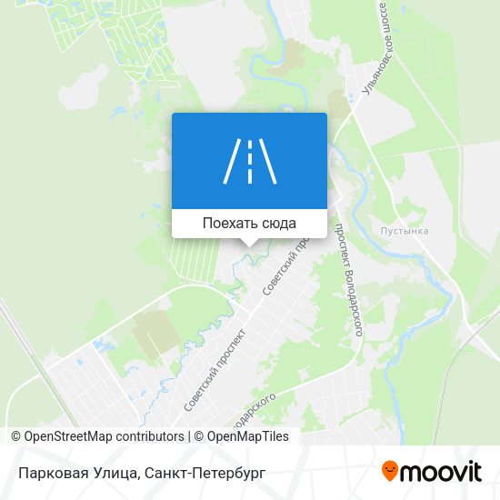 Карта Парковая Улица