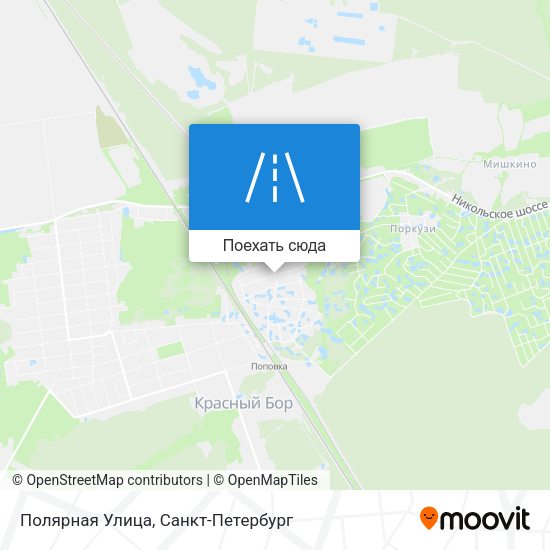Карта Полярная Улица