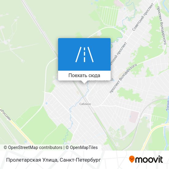 Карта Пролетарская Улица