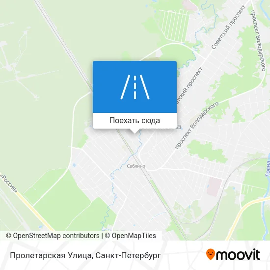 Карта Пролетарская Улица