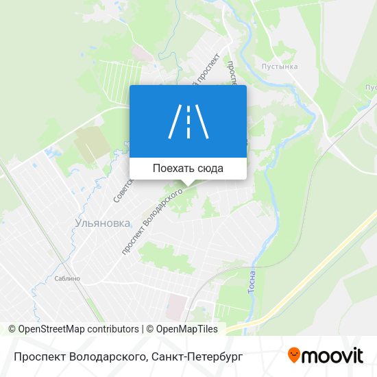 Карта Проспект Володарского