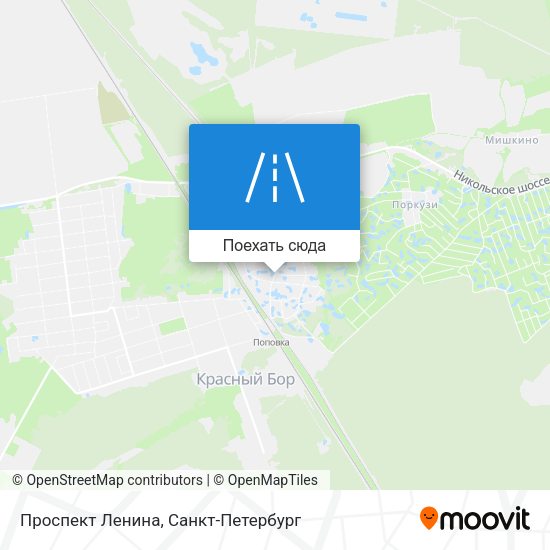 Карта Проспект Ленина