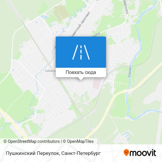 Карта Пушкинский Переулок