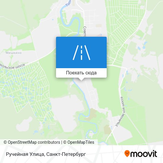 Карта Ручейная Улица
