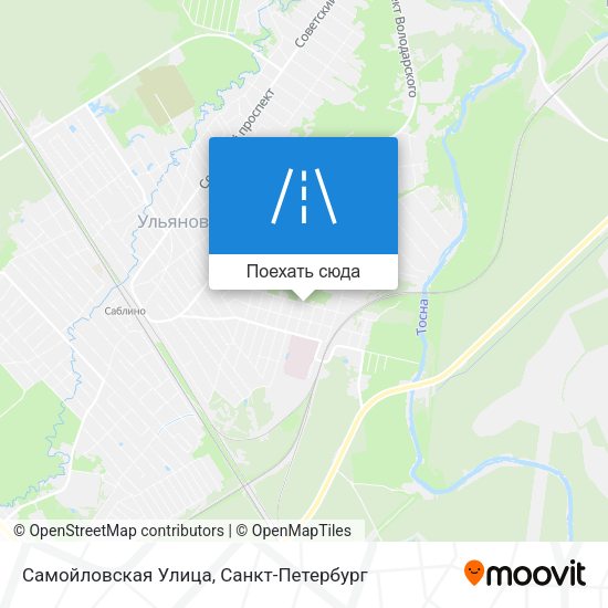 Карта Самойловская Улица