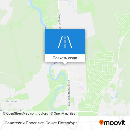 Карта Советский Проспект