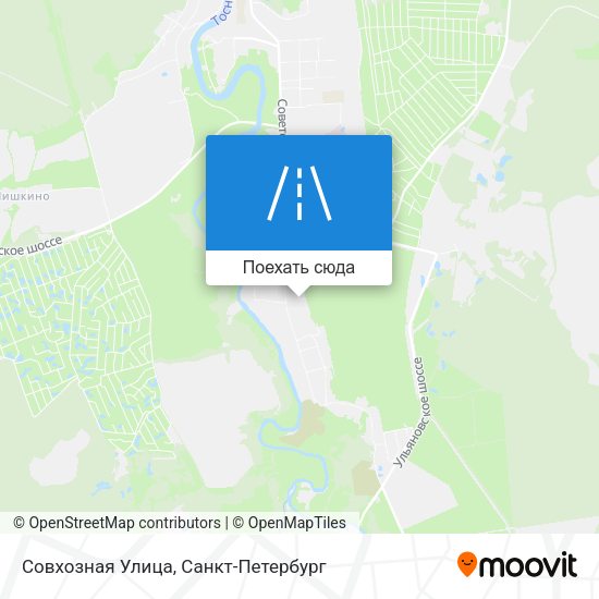Карта Совхозная Улица