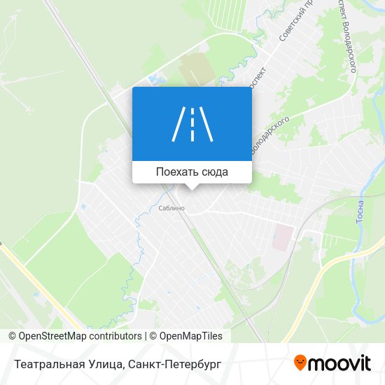 Карта Театральная Улица