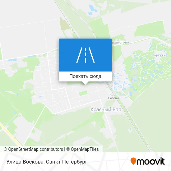 Карта Улица Воскова