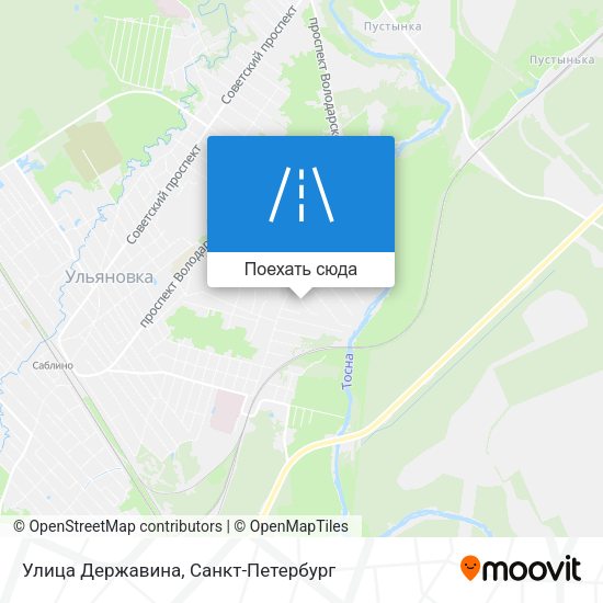 Карта Улица Державина