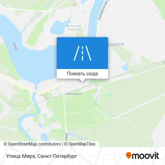 Карта Улица Мира