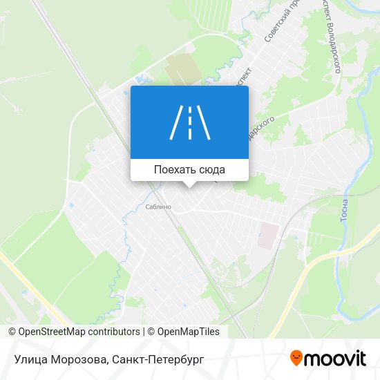 Карта Улица Морозова