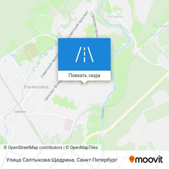 Карта Улица Салтыкова-Щедрина
