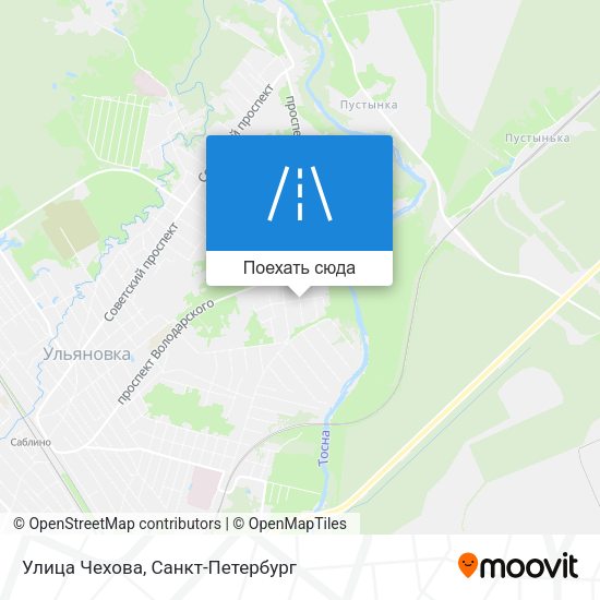 Карта Улица Чехова