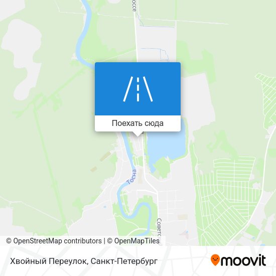Карта Хвойный Переулок