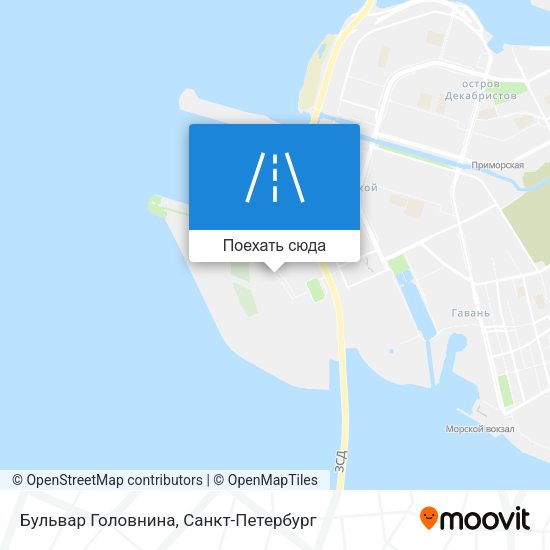 Карта Бульвар Головнина
