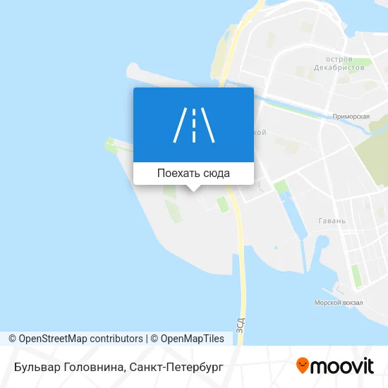 Карта Бульвар Головнина