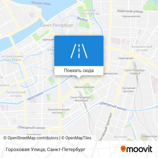 Карта Гороховая Улица