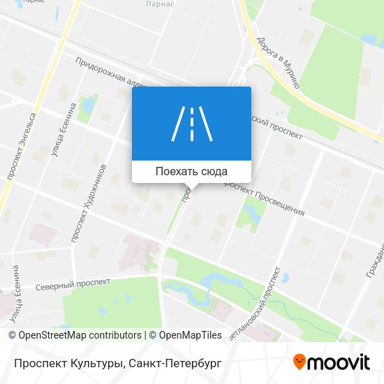 Карта Проспект Культуры