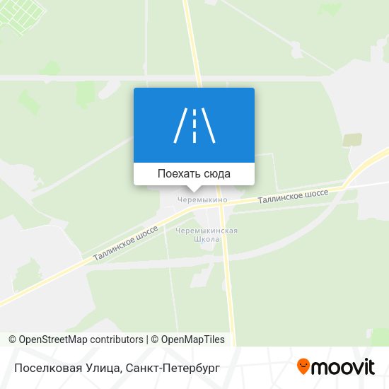 Карта Поселковая Улица