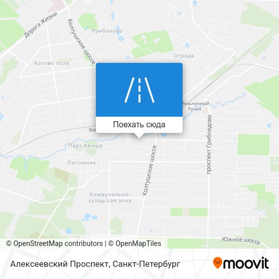 Карта Алексеевский Проспект
