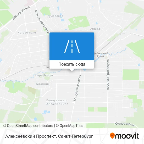 Карта Алексеевский Проспект