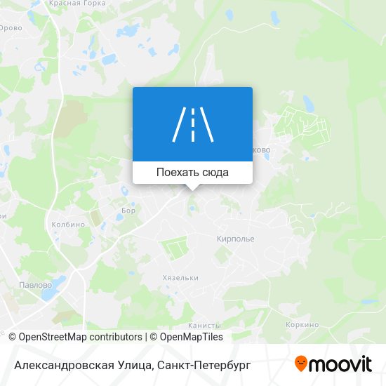 Карта Александровская Улица
