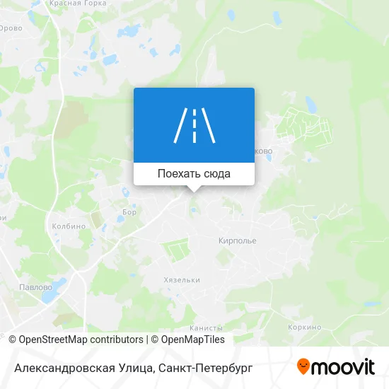 Карта Александровская Улица