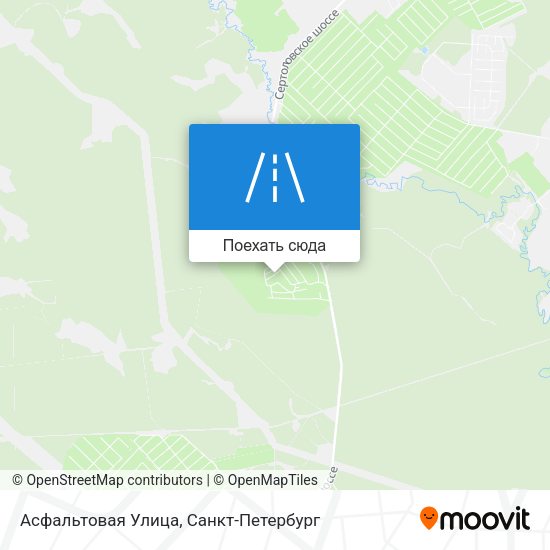 Карта Асфальтовая Улица