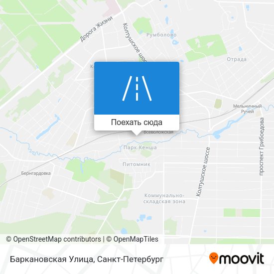 Карта Баркановская Улица