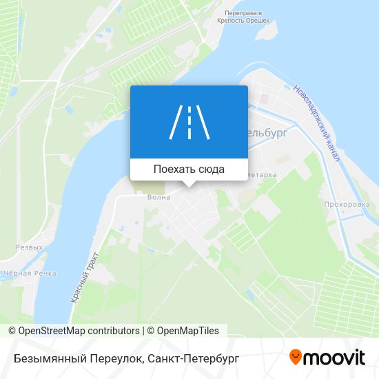Карта Безымянный Переулок