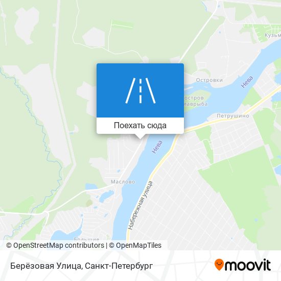 Карта Берёзовая Улица