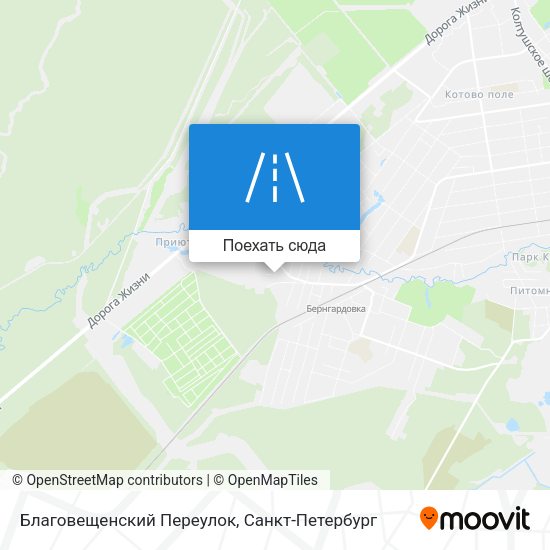 Карта Благовещенский Переулок