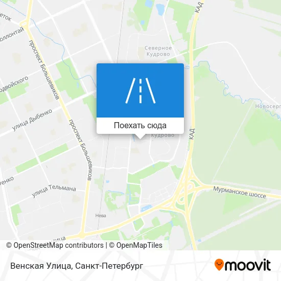 Карта Венская Улица