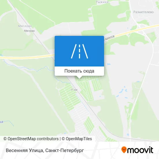 Карта Весенняя Улица