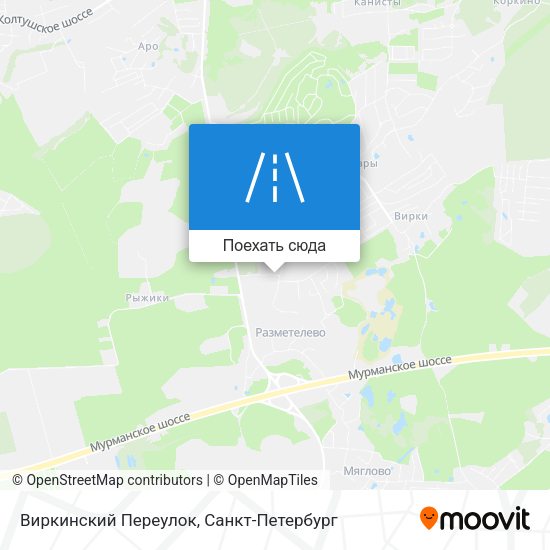 Карта Виркинский Переулок
