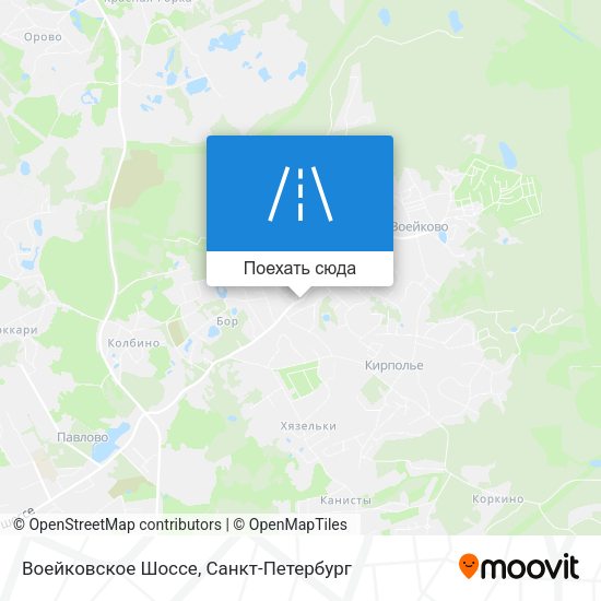 Карта Воейковское Шоссе