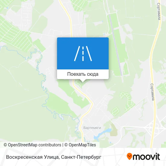 Карта Воскресенская Улица