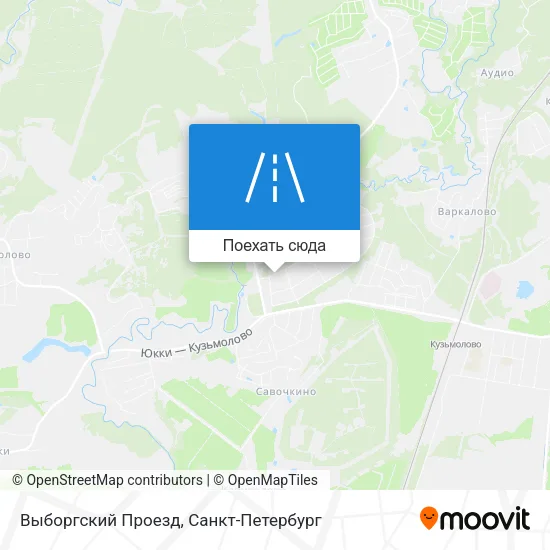 Карта Выборгский Проезд