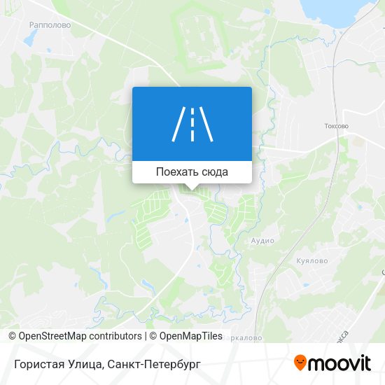 Карта Гористая Улица