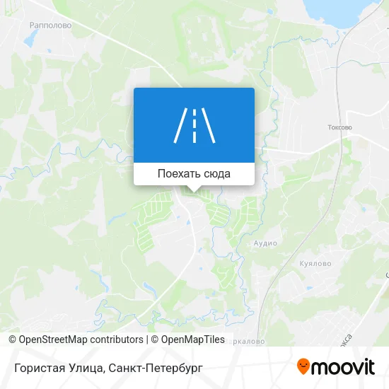Карта Гористая Улица