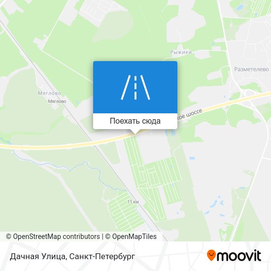 Карта Дачная Улица