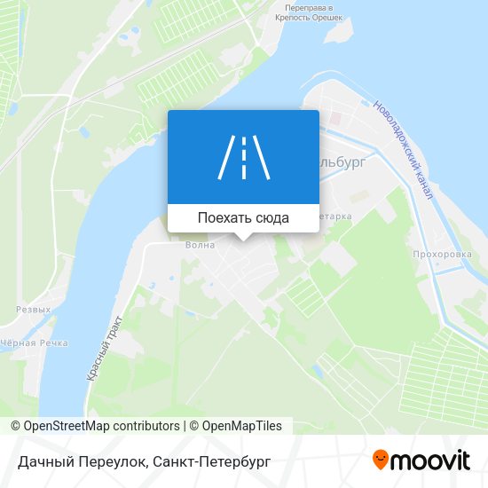 Карта Дачный Переулок