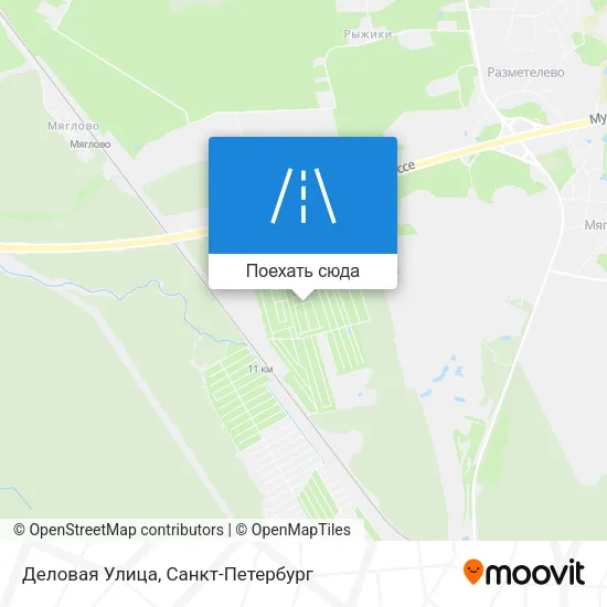 Карта Деловая Улица