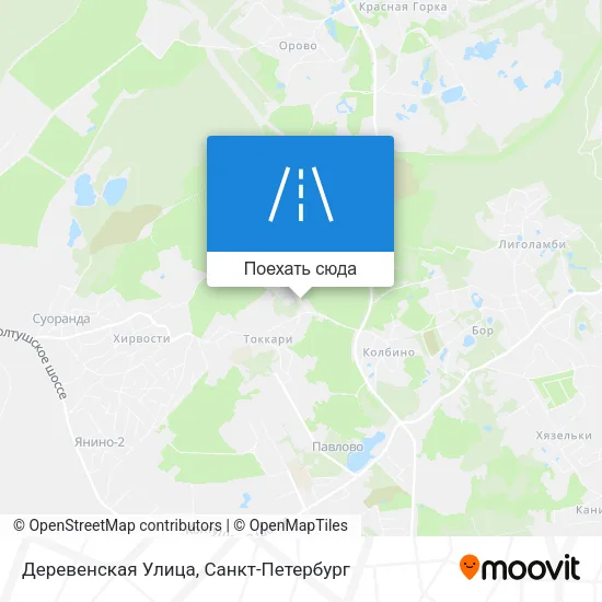 Карта Деревенская Улица