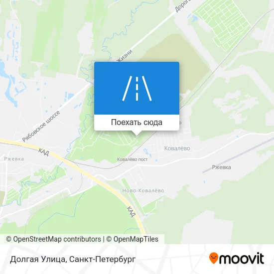 Карта Долгая Улица