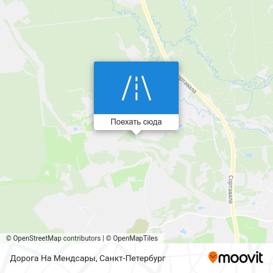 Карта Дорога На Мендсары
