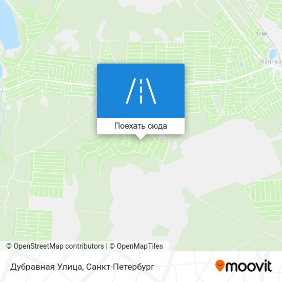 Карта Дубравная Улица