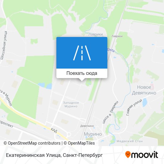 Карта Екатерининская Улица