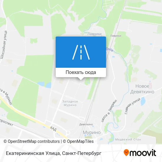 Карта Екатерининская Улица
